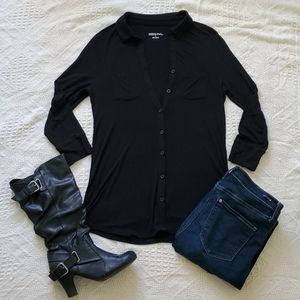 Black Button Down Shirt
